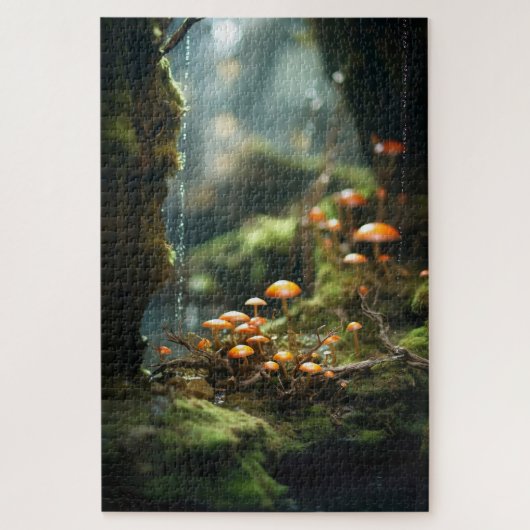 Schöne mittelalterliche Fantasy Landschaft 1014pcs Puzzle (Vertikal)