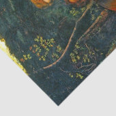 Schöne mittelalterliche Paare &Horse Szene 4 Seidenpapier (Detail)