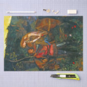 Schöne mittelalterliche Paare &Horse Szene 4 Seidenpapier (Handwerk)