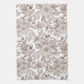 Schöne Mocha Mousse Vintag Geschirrtuch (Vertikal)