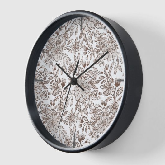 Schöne Mocha Mousse Vintag Uhr (Winkel)