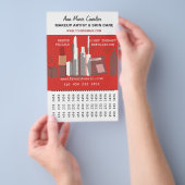 Schöne Mode Schönheit Makeup Artist Business Flyer (Handgriff)