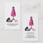 Schöne Mode-Visitenkarte Visitenkarte (Vorne/Hinten)