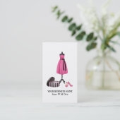 Schöne Mode-Visitenkarte Visitenkarte (Stehend Vorderseite)