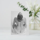 Schöne Modellkunstfotografie Postkarte (Stehend Vorderseite)