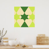 schöne moderne abstrakte Kunst Poster (Küche)