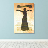 Schöne moderne, Christliche Spirituelle Leinwanddruck (Insitu (Holzboden))