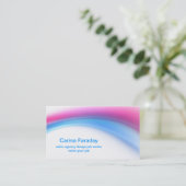 schöne moderne elegante Visitenkarte (Stehend Vorderseite)