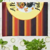 Schöne, moderne Erntedank Herbstkollektion Geschirrtuch (Gefaltet)