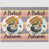 Schöne, moderne Erntedank Herbstkollektion Seidenpapier (Vorderseite)