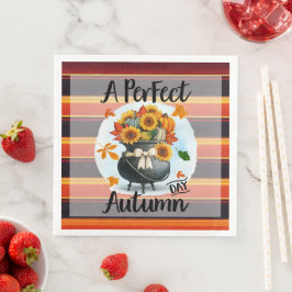 Schöne, moderne Erntedank Herbstkollektion Serviette