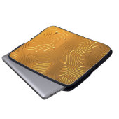 Schöne moderne Hintergrundtextur mit Relief, p Laptopschutzhülle (Vorne Knopf)