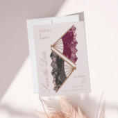 Schöne moderne japanische Hochzeit rettet das Datu Einladung