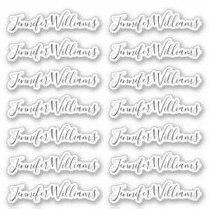 Schöne moderne Kalligrafie-Schriftart Aufkleber