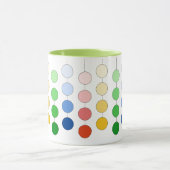 Schöne moderne, mehrfarbige Hangzirkel Tasse (Zentrum)