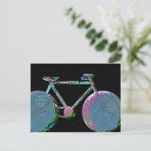 schöne moderne Radgrafik Postkarte (Stehend Vorderseite)
