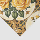 Schöne, moderne Sammlung von Gelben Rosen Seidenpapier (Ausschnitt)