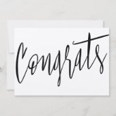 Schöne moderne schicke "Glückwunschs" Karte (Vorderseite)