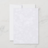 Schöne moderne Schrift | Danke, dass Sie eine Foto RSVP Karte (Rückseite)