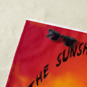 Schöne, moderne Sonnenuntergänge Strandtuch (Beispiel)