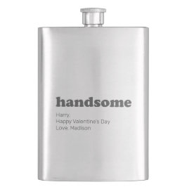 Schöne moderne Typografie mit benutzerdefinierter  Flachmann