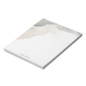 Schöne moderne Wasserfarbe Abstrakte Kunst Notizblock (Rotiert)