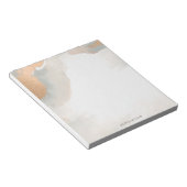 Schöne moderne Wasserfarbe Abstrakte Rose Gold Notizblock (angewinkelt)