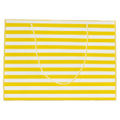 Schöne, modisch gelb gestrichene Vorlage Große Geschenktüte (Rückseite)