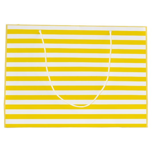 Schöne, modisch gelb gestrichene Vorlage Große Geschenktüte (Rückseite)
