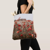 schöne Mohnblumen Tasche (Von Nahem)