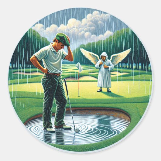 Schöne Momente, die von Atemberaubenden Stickern e Runder Aufkleber (Vorderseite)