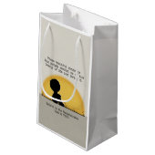 Schöne Momente Kleine Geschenktüte (Rückseite Schrägansicht)