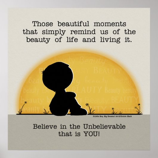 Schöne Momente Poster (Vorne)