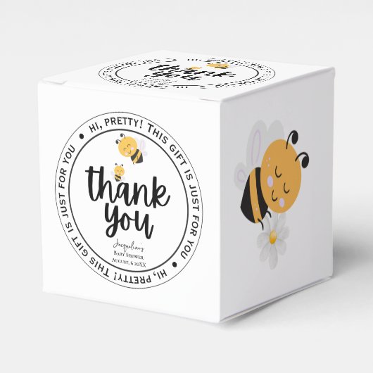 Schöne Moments Baby Bee Vielen Dank Geschenkschachtel (Vorderseite)
