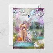 Schöne Moments Fairy Postkarte (Vorne/Hinten)