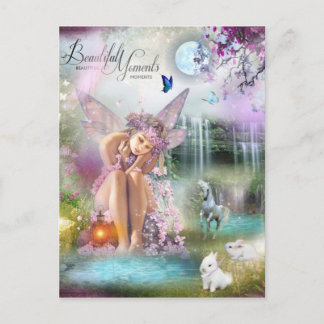 Schöne Moments Fairy Postkarte