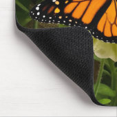 Schöne Monarch Butterfly Spread Wings Petunia Mousepad (Ecke)