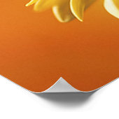 Schöne Monarchschmetterling auf einer Blume drucke (Ecke)