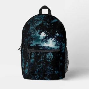 Schöne Mondglühen Bedruckter Rucksack