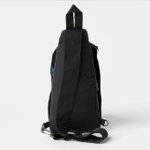 Schöne Mondglühen Crossbody Bag (Rückseite)