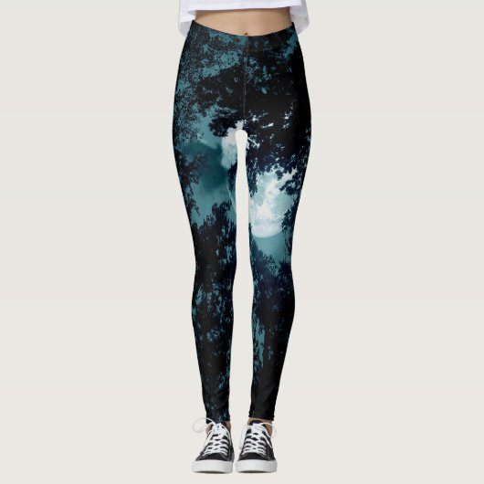 Schöne Mondglühen Leggings (Vorderseite)
