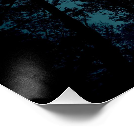 Schöne Mondglühen Poster (Ecke)