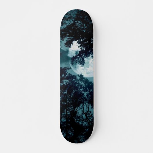 Schöne Mondglühen Skateboard (Vorne)