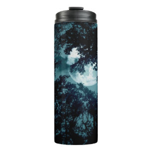 Schöne Mondglühen Thermosbecher