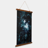 Schöne Mondglühen Wandteppich Mit Holzrahmen (Gewinkelt)