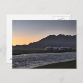 Schöne Mongolei Postkarte (Vorne/Hinten)