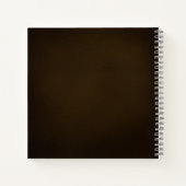 Schöne Monogramm-Imitate Stilvoll Notizblock (Rückseite)