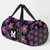Schöne monogrammierte Reisetasche Duffle Bag (Rechte Ecke)