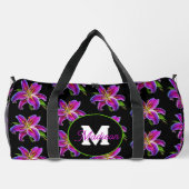 Schöne monogrammierte Reisetasche Duffle Bag (Rückseite)