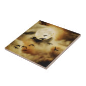 Schöne Moon Crows Fliese (Seite)